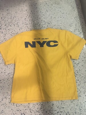 2024 Billie Eilish NYC Pop Up Shirt Large Hit Me Hard And