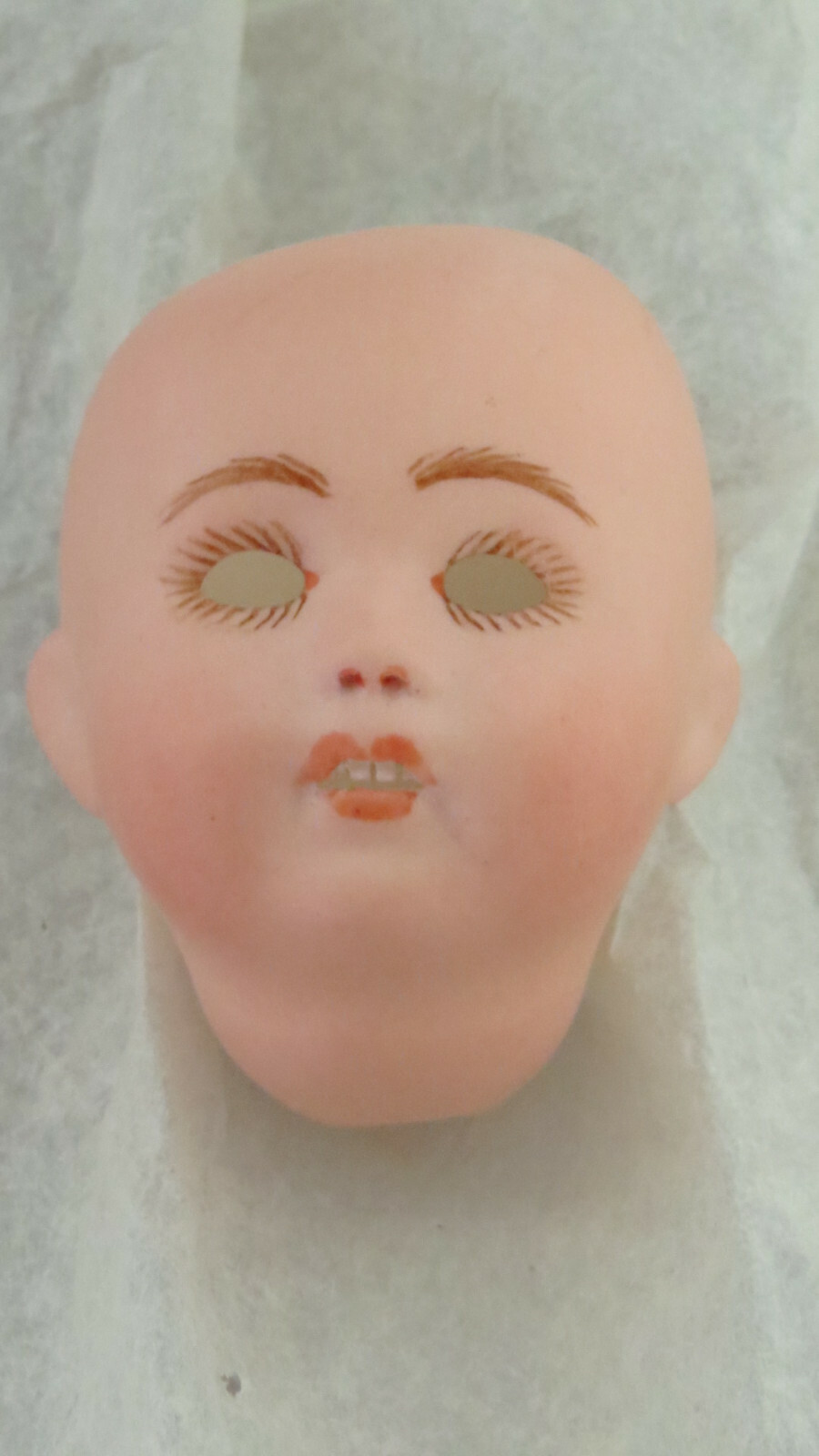 Tête seule LOULOTTE Taille 0 en porcelaine pour poupée de collection