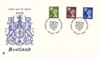 1980 Stuart 12p, 13½p & 15p Scotland Definitive - Edinburgh H/S FDC