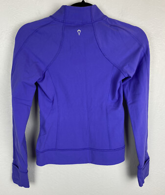 Ivivva Girls Perfect Your Practice Zip Up Jacket Thumbholes