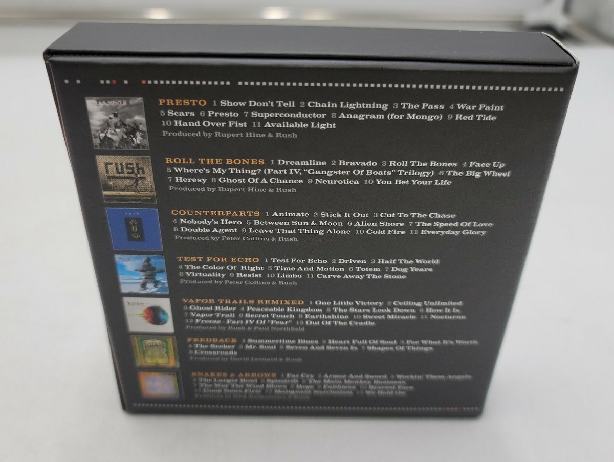 INCOMPLETE READ DESC. -Studio Albums 1989-2007 by Rush ( Box Set