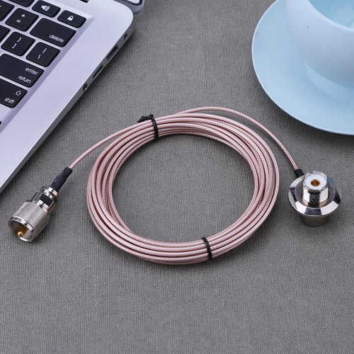 Câble d\'alimentation Coaxial d\'extension de 5m/16,4 pieds pour antenne Radio M - Zdjęcie 4 z 5