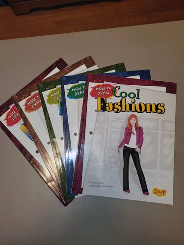 SNAP Books, How To Draw, Kathryn Clay, 2010, Series of 5, Illustrated, VGC