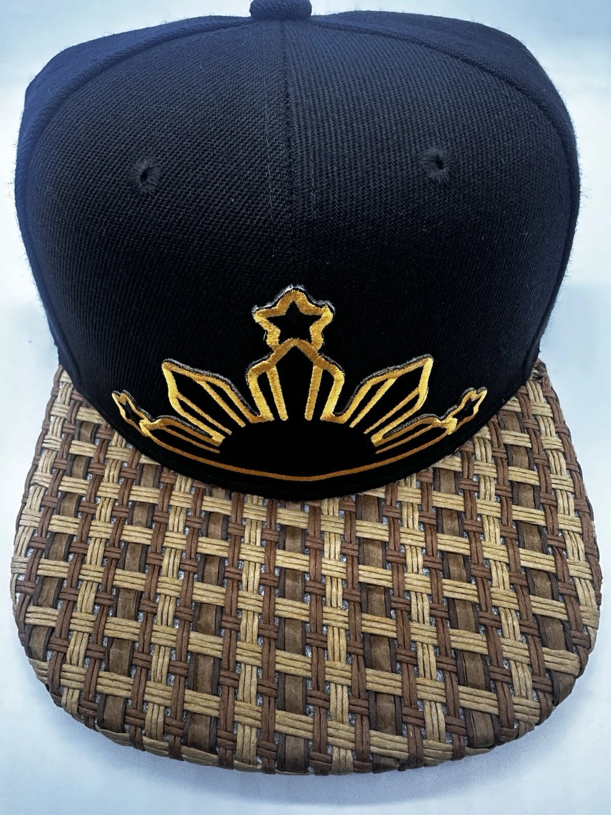 Philippines Hat Filipino Flag Banig Weave Flat snapback pinoy Pinay Flag Islands