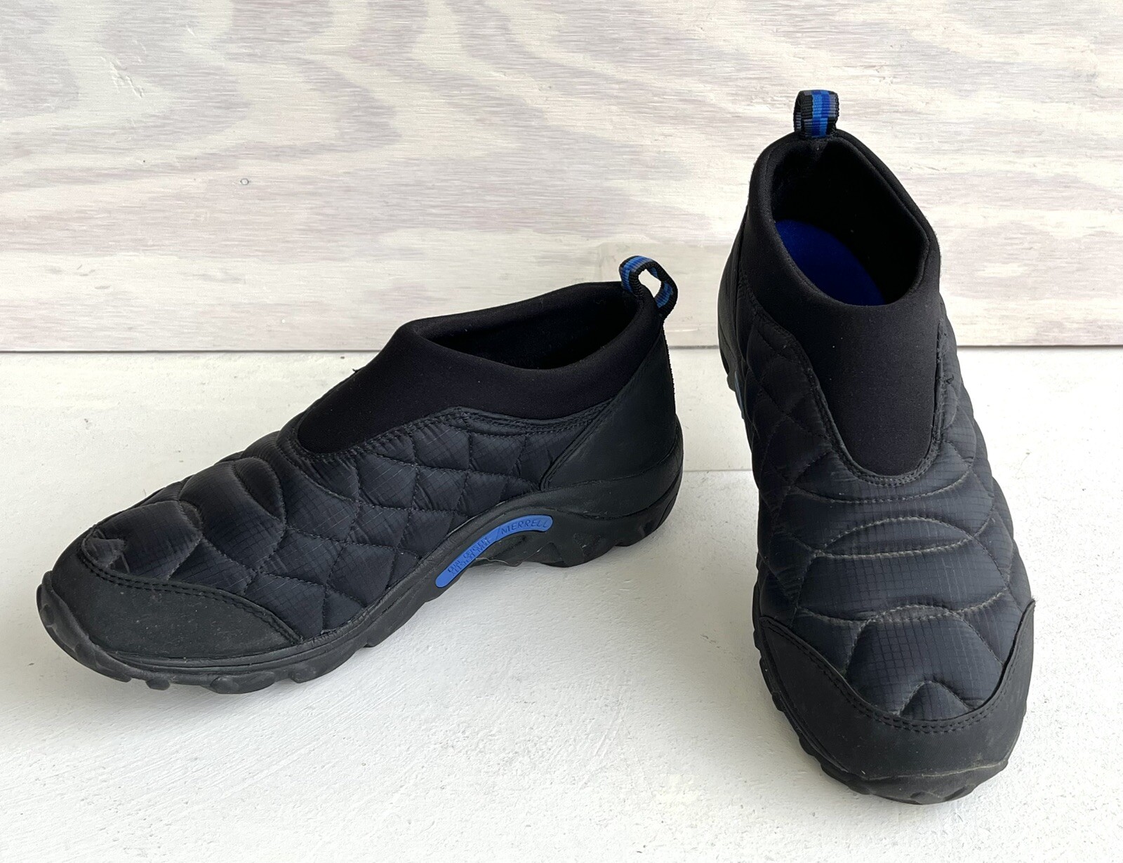 Scarpa da trekking Merrell Alpine Moc impermeabile in nylon foderata in pile taglia 7 5