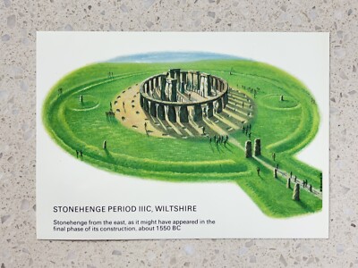 Stonehenge Period IIIC, Wiltshire - Vintage Postcard PC044 | eBay