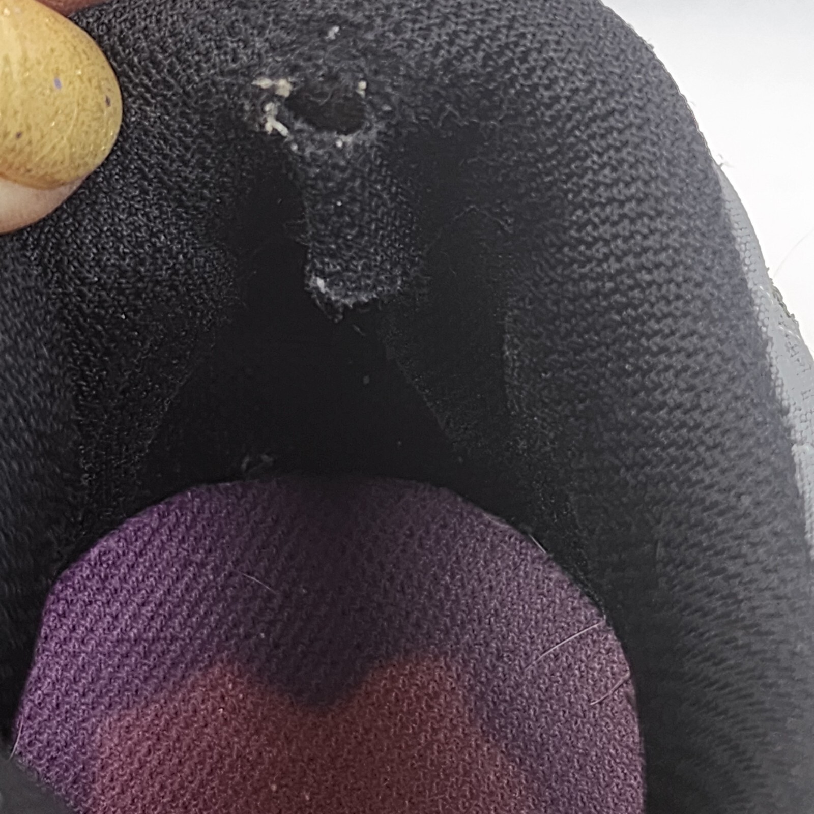 Vans Skyla Women's Size 7.5 Black Gray Purple White Pinstripe Skater Shoes thumbnail 3