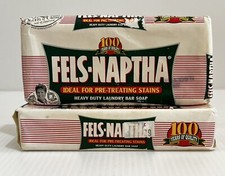 FELS- NAPTHA Heavy Duty Laundry Bar Soap Dial Corp. 5.5 Oz. Made In USA NOS