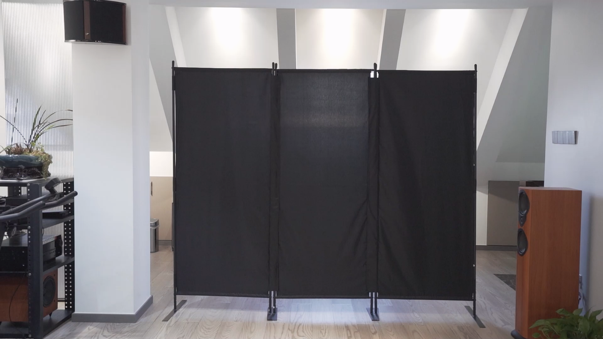 Giantex 6-Foot Tall 3-Panel Room Divider - Portable Privacy Screen For Bedroom, Office, Studio - View #2