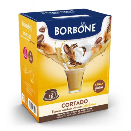 Caff� Borbone Confezione 16 Capsule Cortado Compatibili A Modo Mio