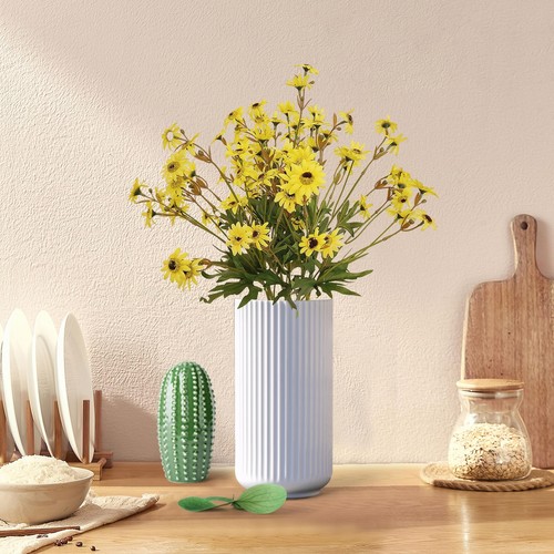 Yellow Daisy Artificial FlowersArtificial Daisy Flowers6 Bouquets Fake Daisie... - Picture 6 of 8