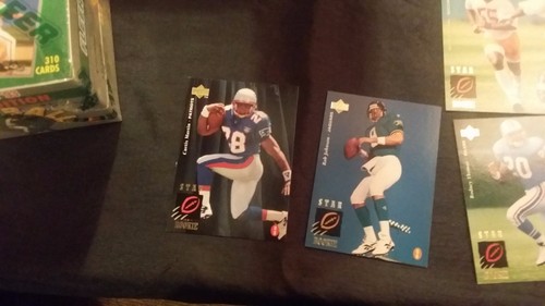 1995 Upper Deck Football Complete 300 Card Base Set - Many Big Name Stars & RC's - Picture 8 of 12