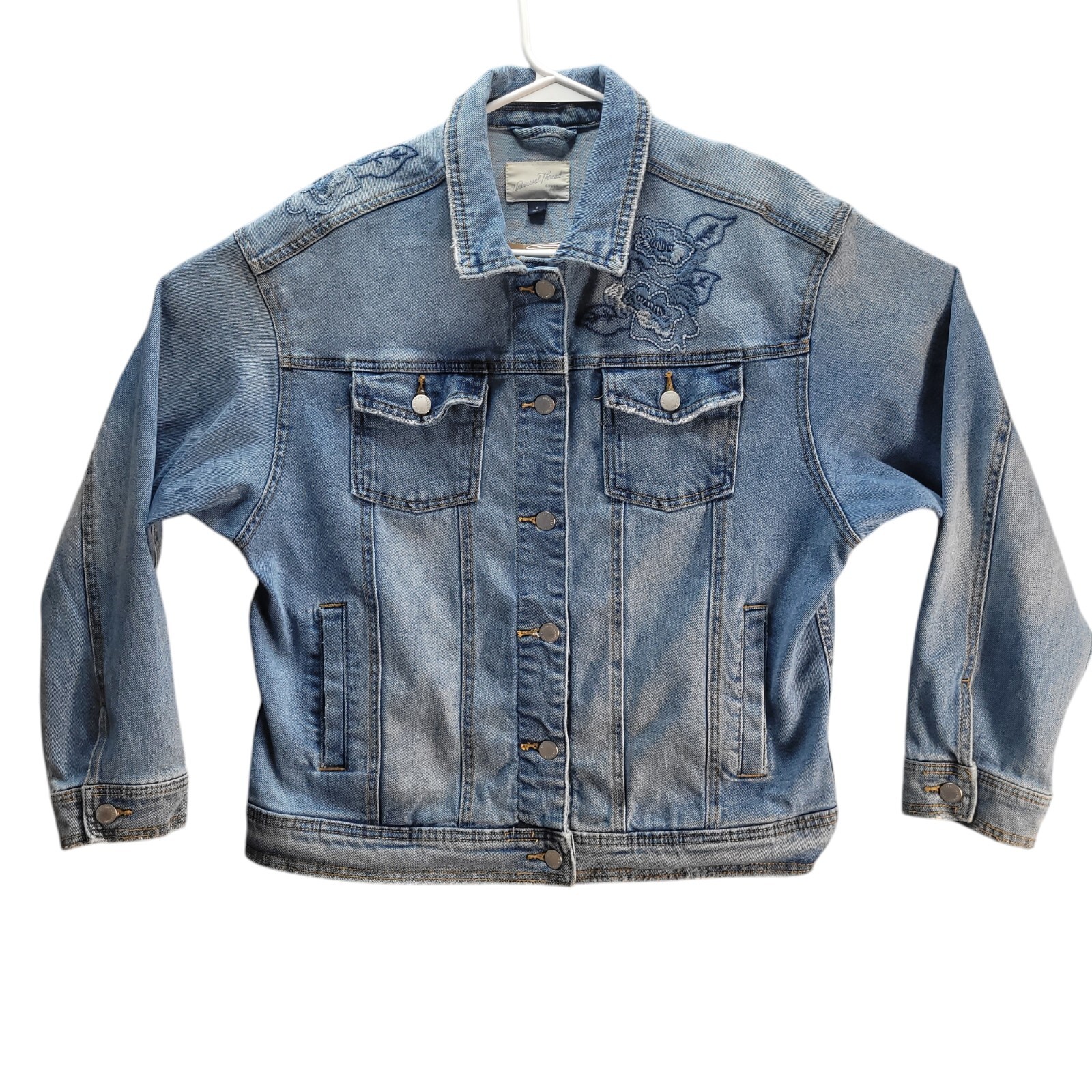 Universal Thread Denim Jean Jacket Stone Wash Lig… - image 1