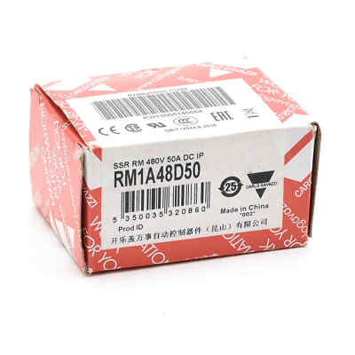 Carlo Gavazzi RM1A48D50 SSR RM 480V 50A DC IP -new-