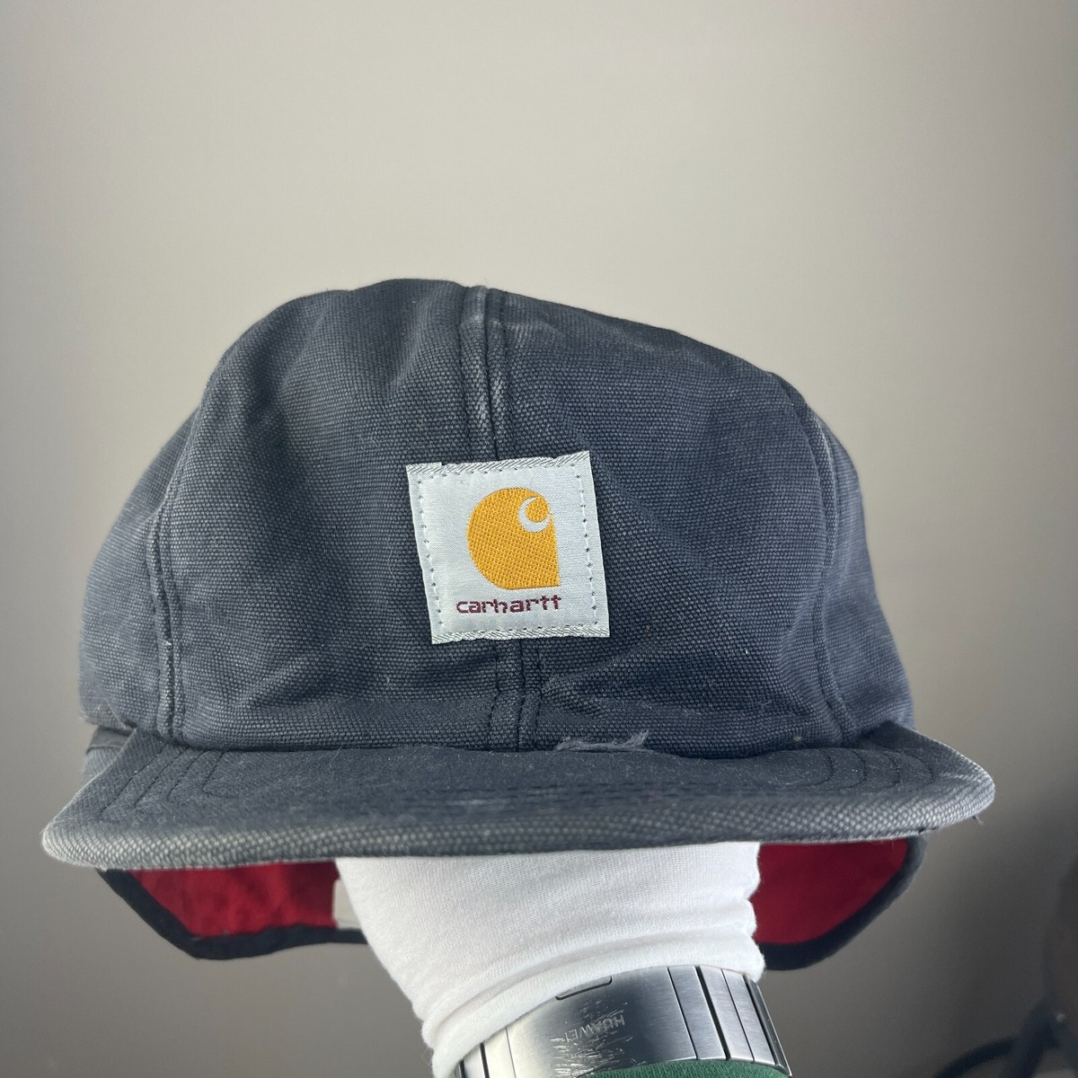 Vintage 90s Carhartt Faded Winter Hat Made in USA | eBay