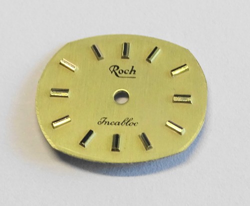 Cadran De Montre Vert Pour Calibre ETA 2651 - Dimensions 18.45 X 18.30 Mm, Neuf