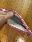 Cosmetic Bag Pouch Small Polka Dot Pink Letter S  — photo 5