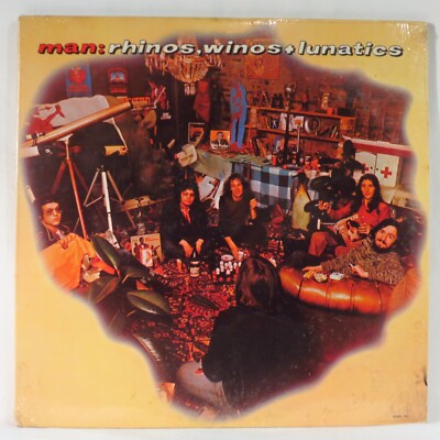 MAN    Rhinos, Winos, And Lunatics 1974 1st US  LP SEALED   Roy Thomas Baker