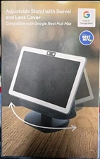 Wasserstein Adjustable Stand Made For Google Nest Hub Max Includes Lens Cover