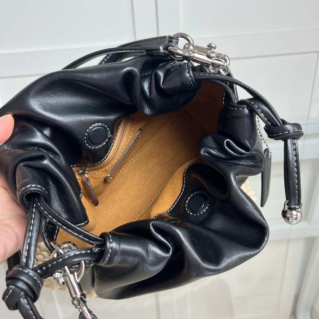 COACH Faye Drawstring Bag Black CT763 Outlet NEW | eBay COACH Faye Drawstring Bag Black CT763 Outlet NEW | eBay