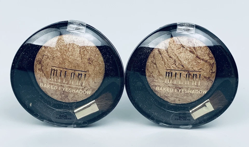 Lot of 2 Milani Baked Eyeshadow #606 Drench In Gold - Image 3 of 4