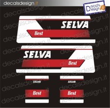 Adesivi motore marino fuoribordo Selva best 25 63 65 cv gommone barca stickers