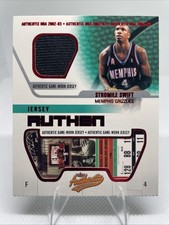 2002-03 Fleer Authentix - Jersey Authentix Stromile Swift #JA-SS Ripped (MEM)