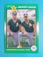 1990 Grand Slam Midwest League AllStars Northern Division RC 26 Madison Muskies 