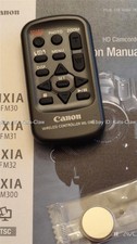 NEW Genuine Canon WIRELESS REMOTE CONTROL w/battery VIXIA HF M30 M31 M32 M300