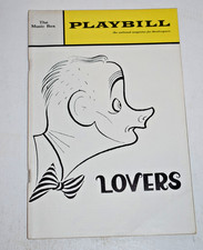 1968 Theatre Playbill - The Music Box - LOVERS - Art Carney