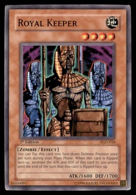 Yu Gi Oh! Royal Keeper PGD 018 Pharaonic Guardian 1st Edition Regular