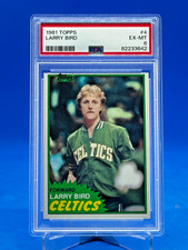 1981 Topps Larry Bird #4 HOF PSA 6 EX-MT Boston Celtics
