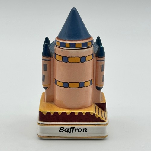 The Danbury Mint Spices of the World Spice Jar Spain's Alcazar Castle Saffron