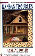 Kansas Troubles (Benni Harper - Paperback, by Fowler Earlene - Acceptable n