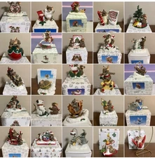 Various Fitz & Floyd Holiday Charming Tails Figurines & Ornaments - NEW