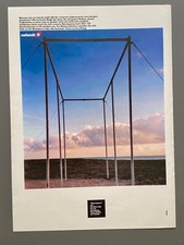 Beach Space I Christian Vogt swissair Time & Motion 1993 Vintage Ad Werbung
