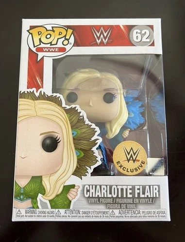WWE Exclusive Charlotte Flair Funko Pop! 62 in Pop Protector