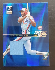 2004 Donruss Elite Andre Dawson Passing the Torch GW Jersey Relic Blue 73/200