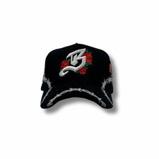 BLESSD MERCH  BLUE JEWELED  B  HAT  GORRA BLESSD