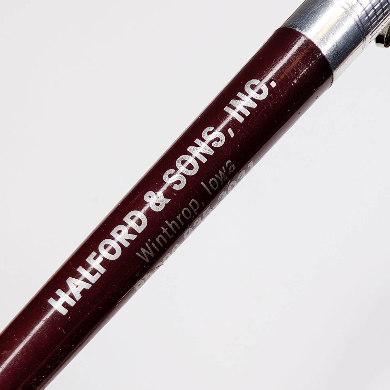 c1970s Winthrop, Iowa Halford & Sons Inc Advertising Pen Farm Trucking IA G20