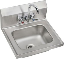 Elkay CHSB1716C 16-3/4" Single Basin Wall Mounted Stainless Steel - Stainless