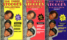 THREE STOOGES Collection 3 VHS Volume 1, II & V LARRY, MOE & SHEMP GoodTimes