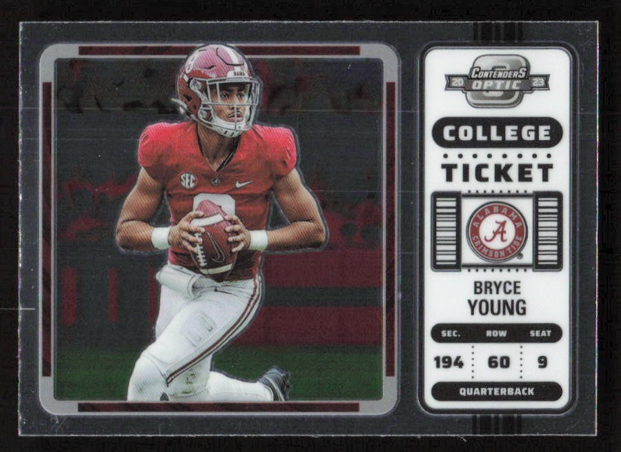 2023 Panini Chronicles Draft Picks #1 Bryce Young Contenders Optic