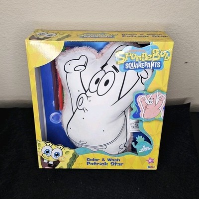 Nickelodeon SpongeBob Patrick Star Color & Wash Washable Stuffed Animal
