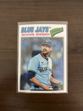 2026 Topps Heritage - Shane Bieber #210 Chrome Refractor