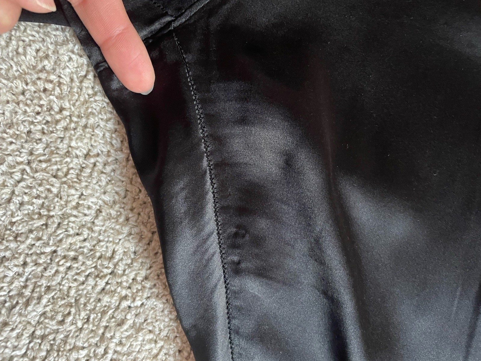 ATM Women M Silk Jogger Dress Pant Black Pull On Holiday Event Fancy Lux City