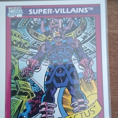 Marvel Super-Villains Galactus #75 Marvel Comics Base Set Trading Card