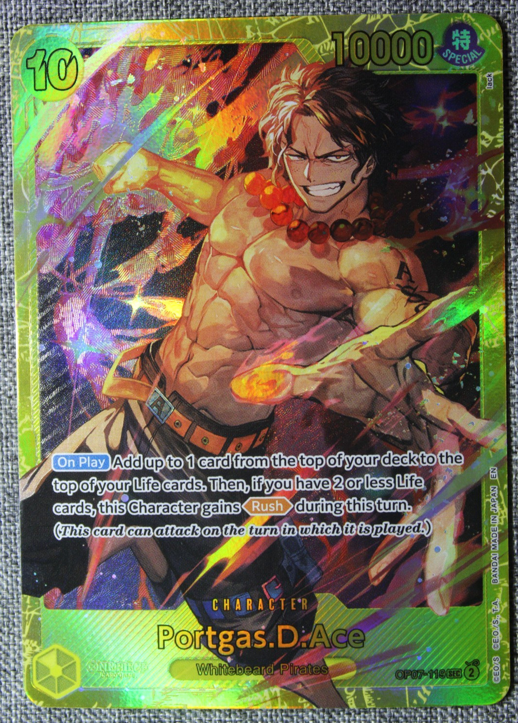 Portgas.D.Ace (119) OP07-119 500 Years in the Future Foil