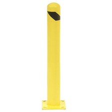 Global Industrial 24 Inch High Round Bollard Yellow