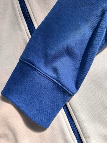 Marc Ecko Mens Blue White Full Zip Up Track Jacket L - Picture 5 of 8